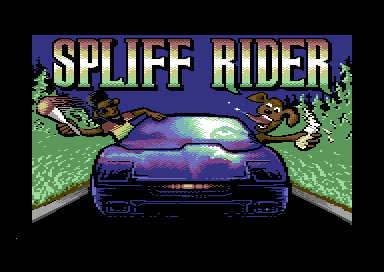 Spliff Rider - Title Screen