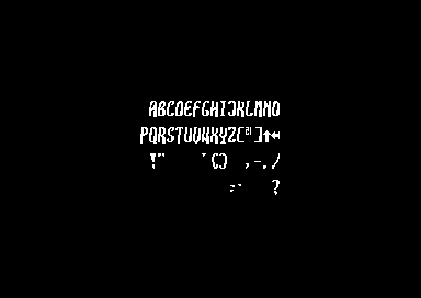AEG Char Collection - 1x2 Font 16