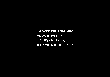 AEG Char Collection - 1x1 Font 12