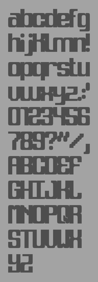 10 Char Font